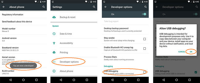 Android Enable Mass Storage