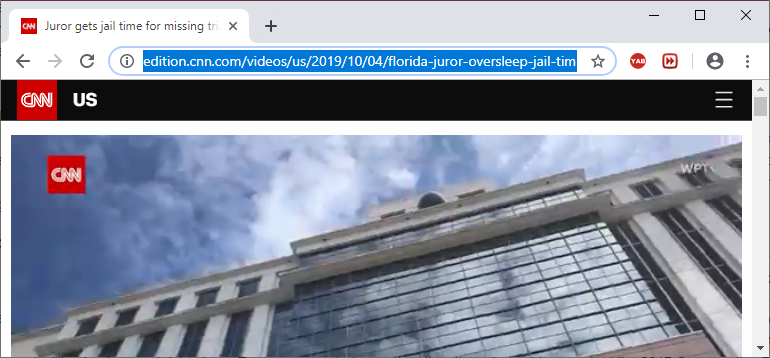 CNN video address